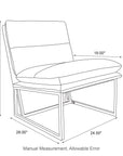 Leatherette Leisure Accent Chairs (Set of 2) - From Where - 