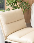 Leatherette Leisure Accent Chairs (Set of 2) - From Where - 