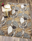 Leaves – Suede Rug - From Where Finds - 
