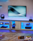 LED TV Stand with Storage Cabinet - From Where - 