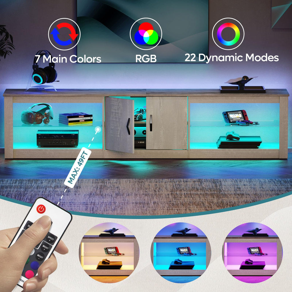 LED TV Stand with Storage Cabinet - From Where - 