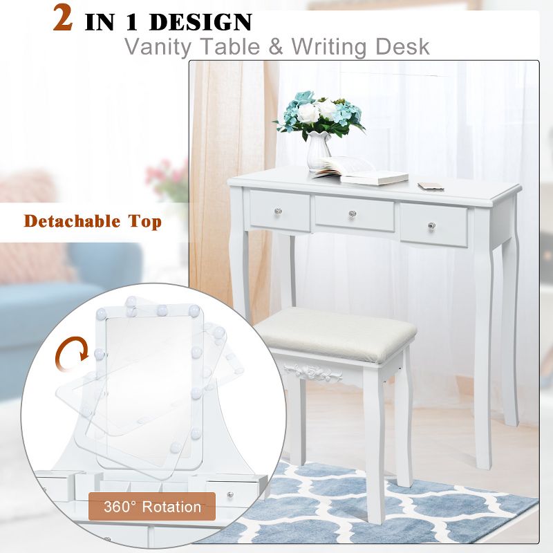 LED Vanity Table Makeup Dresser - From Where - 