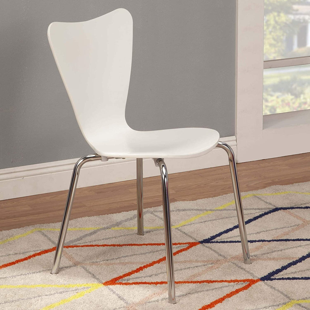 Legare White Bent Ply Chair - From Where - 