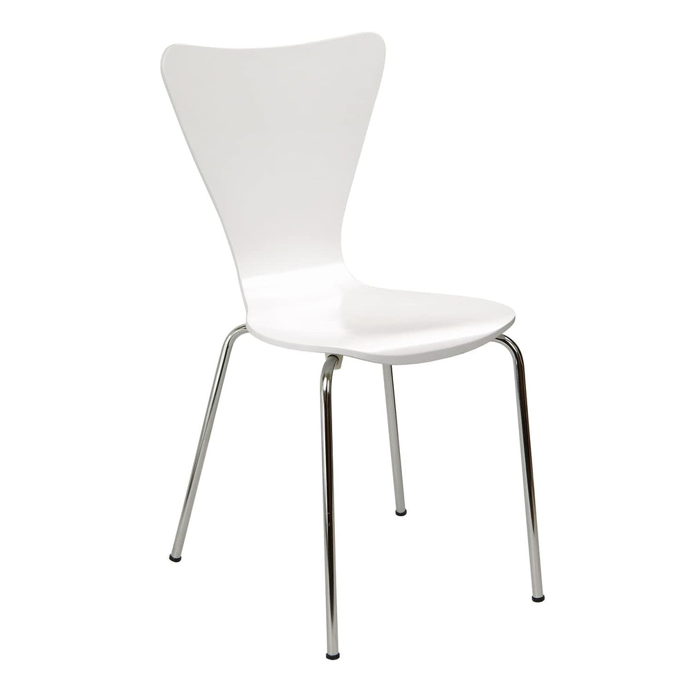 Legare White Bent Ply Chair - From Where - 