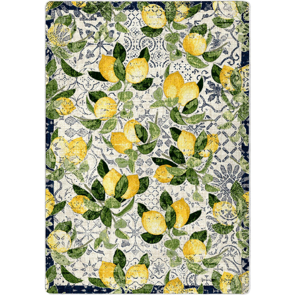 Lemon Bloom – Fresh Citrus Rug - From Where Finds - 