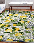Lemon Bloom – Fresh Citrus Rug - From Where Finds - 