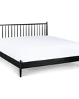 Lenia King Bed Black Ash - From Where - 