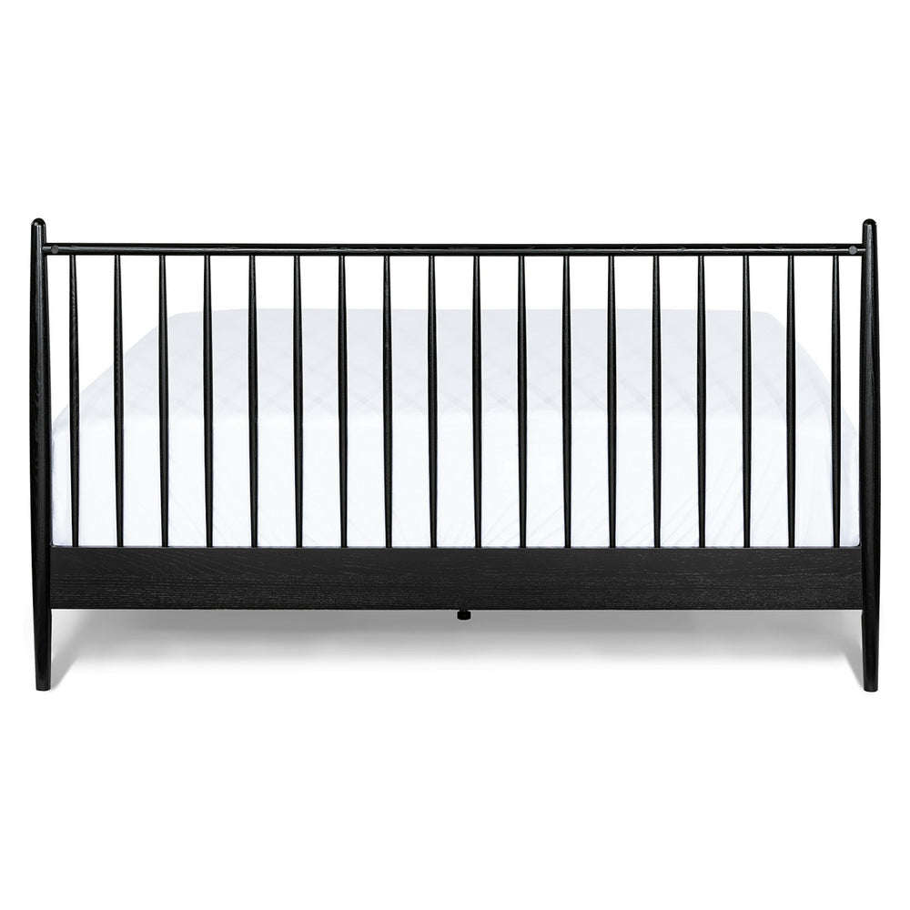 Lenia King Bed Black Ash - From Where - 