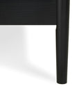 Lenia King Bed Black Ash - From Where - 