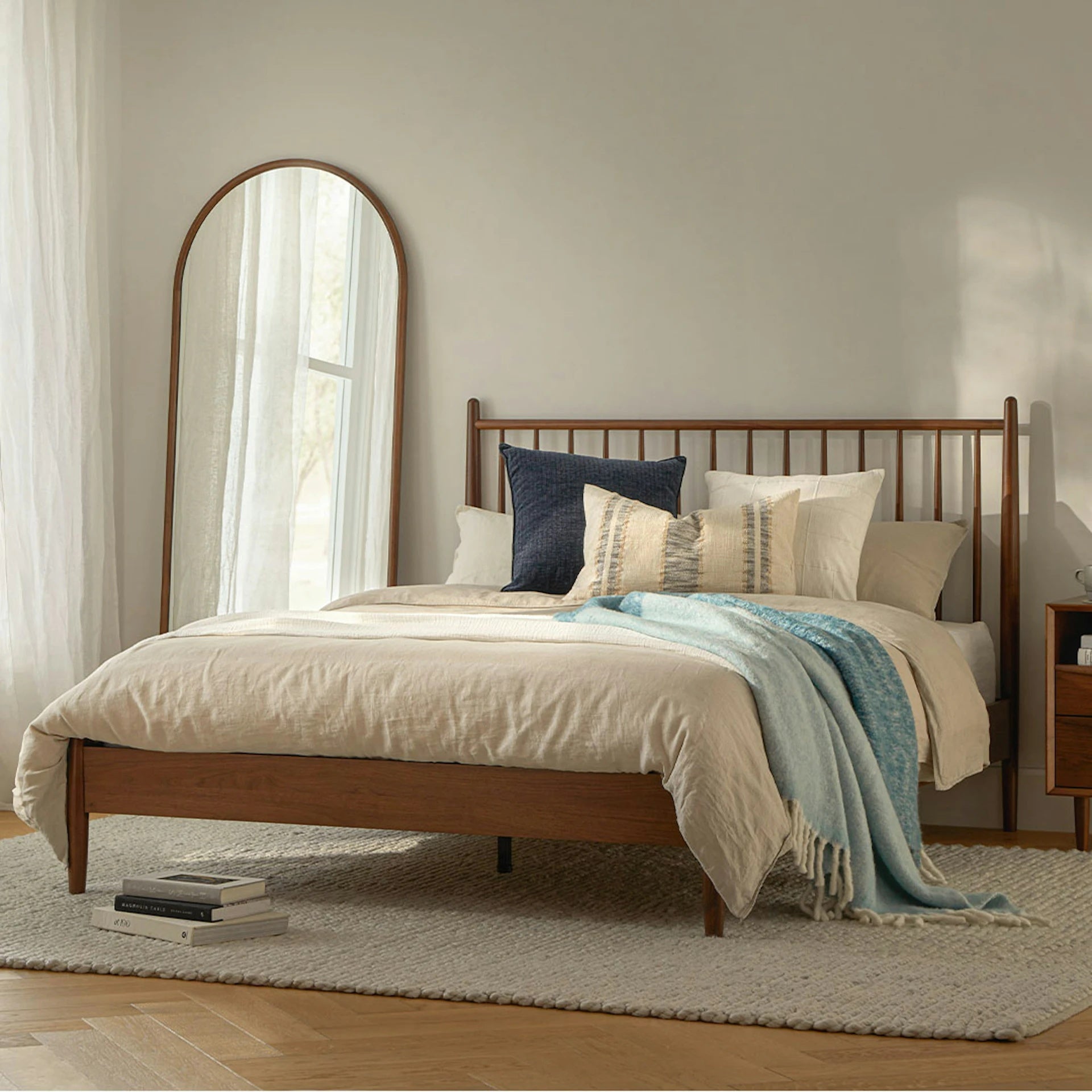 Lenia Spindle Bed - From Where Finds - 