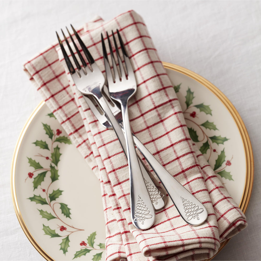 Lenox Noella 65 - Piece Flatware Silverware Set - From Where Finds - 
