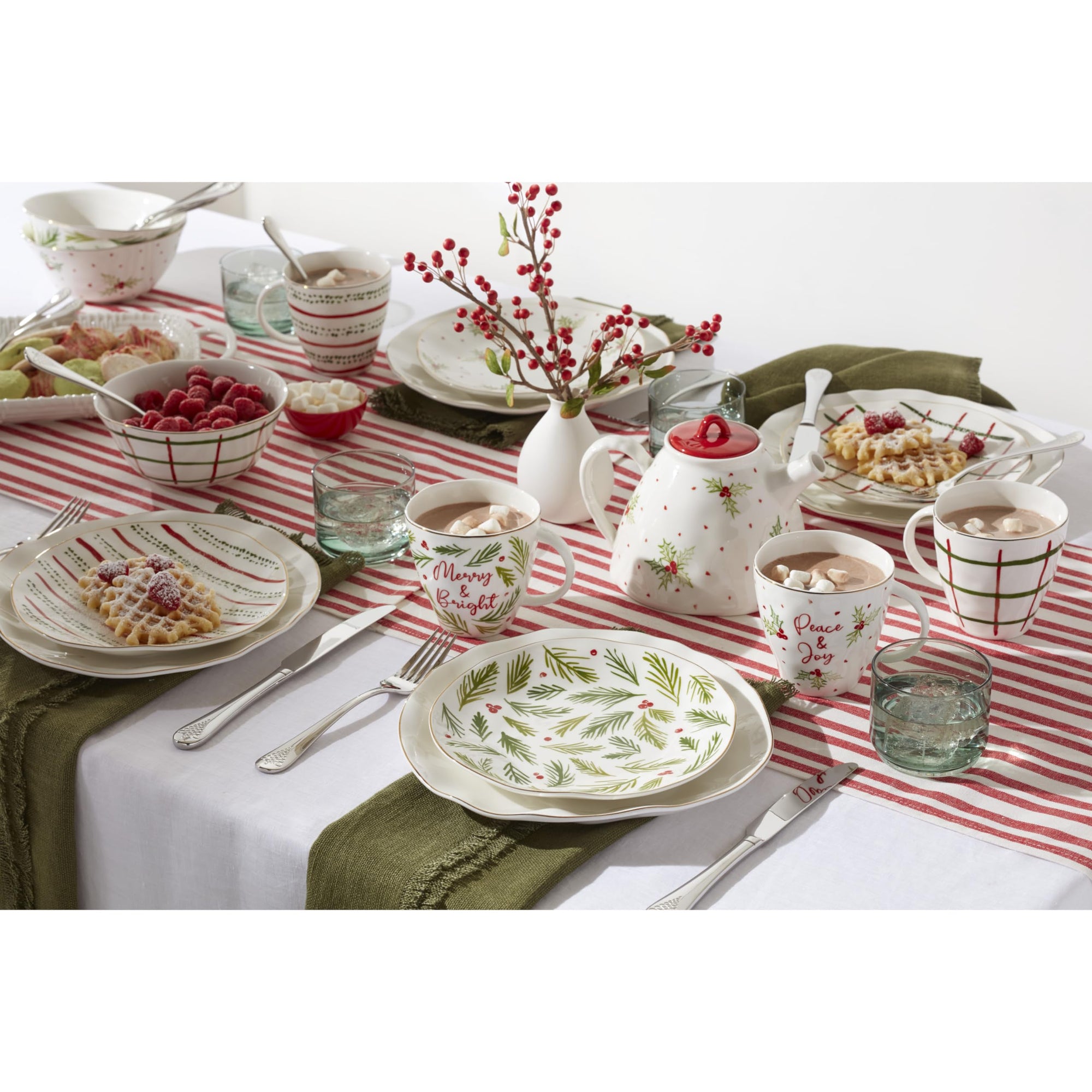 Lenox Noella 65 - Piece Flatware Silverware Set - From Where Finds - 