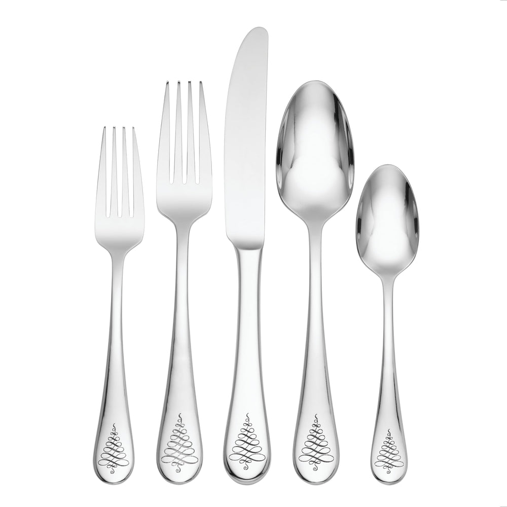 Lenox Noella 65 - Piece Flatware Silverware Set - From Where Finds - 