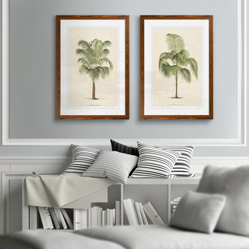 Les Palmiers I by Vincent Van Gogh (Set of 2) - From Where - 