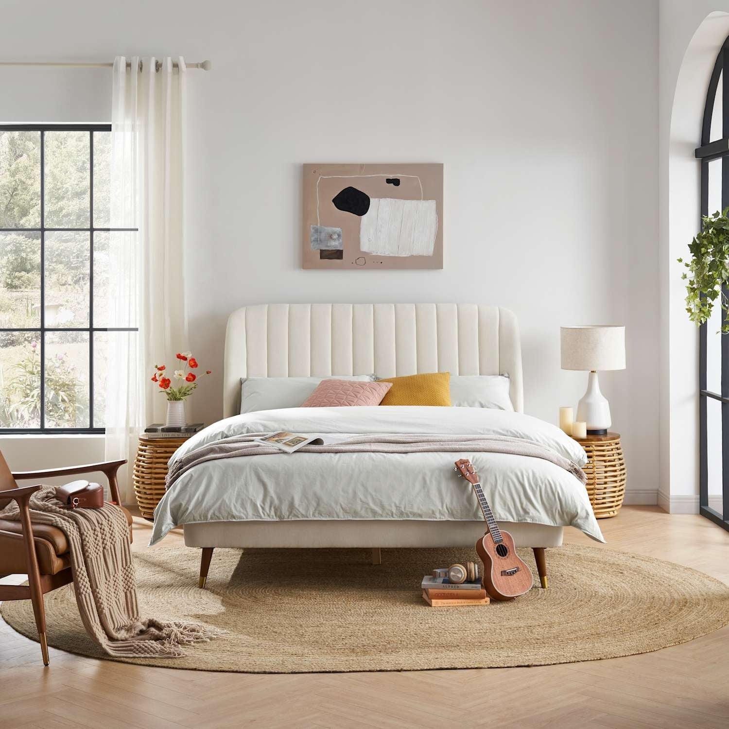 Lexi Tufted Bed - From Where Finds -