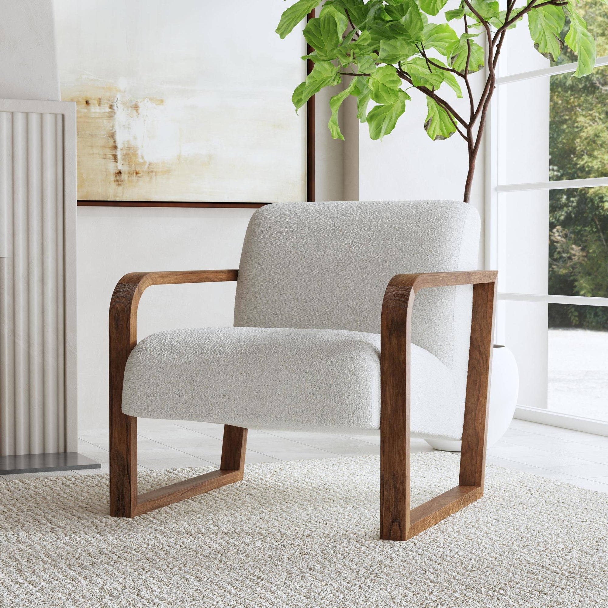Lexington Boucle Accent Chair - From Where Finds - 