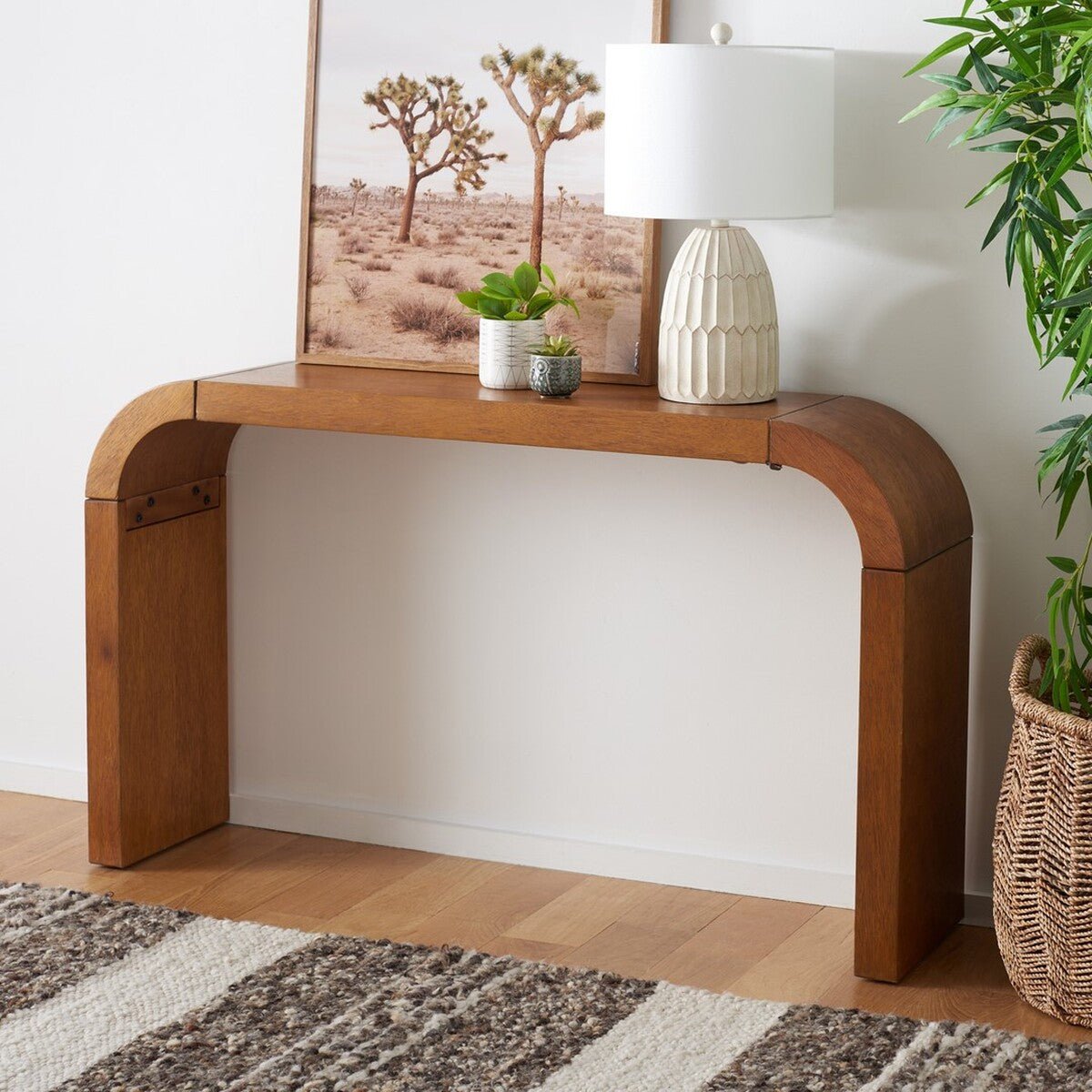 Liasonya Curved Console Table - From Where Finds - 