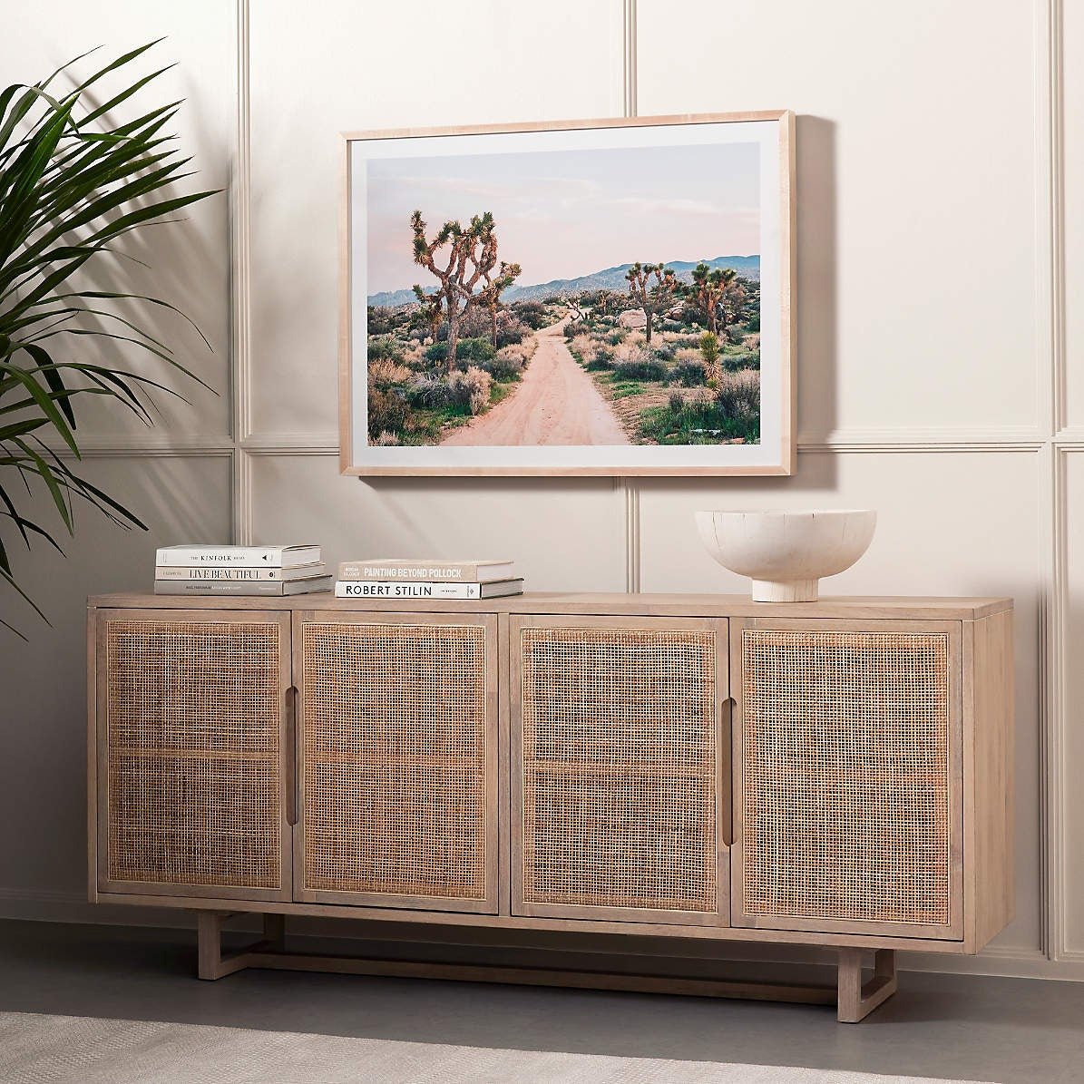Libby 72" Natural Credenza - From Where - 