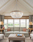 Lights White Bohemia Wood Beaded Chandelier - From Where - 