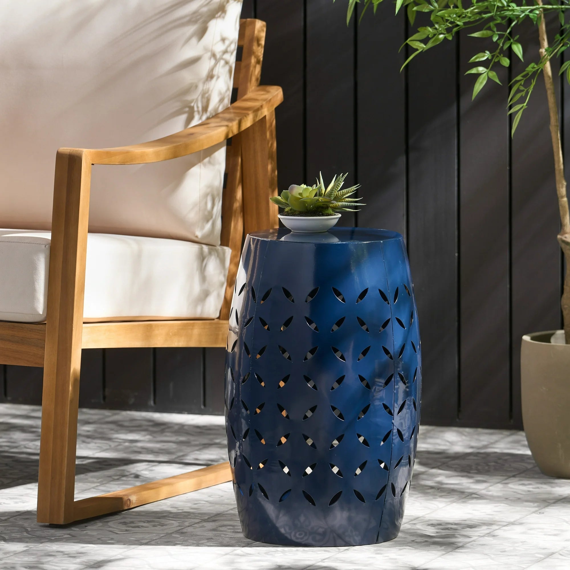 Lilly Indoor/Outdoor Side Table - From Where - 