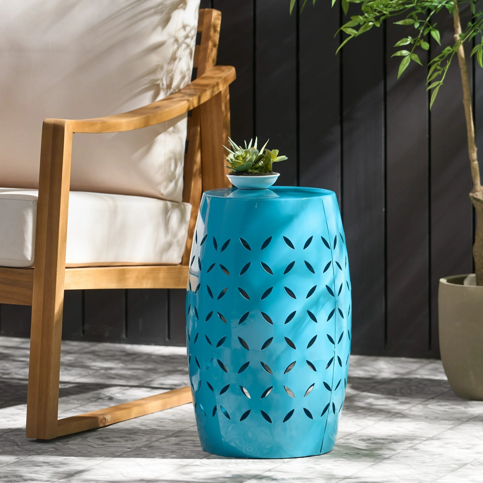 Lilly Indoor/Outdoor Side Table - From Where - 
