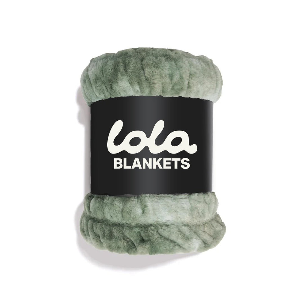 Lily Pad Faux Fur Throw Blanket - From Where Finds - 