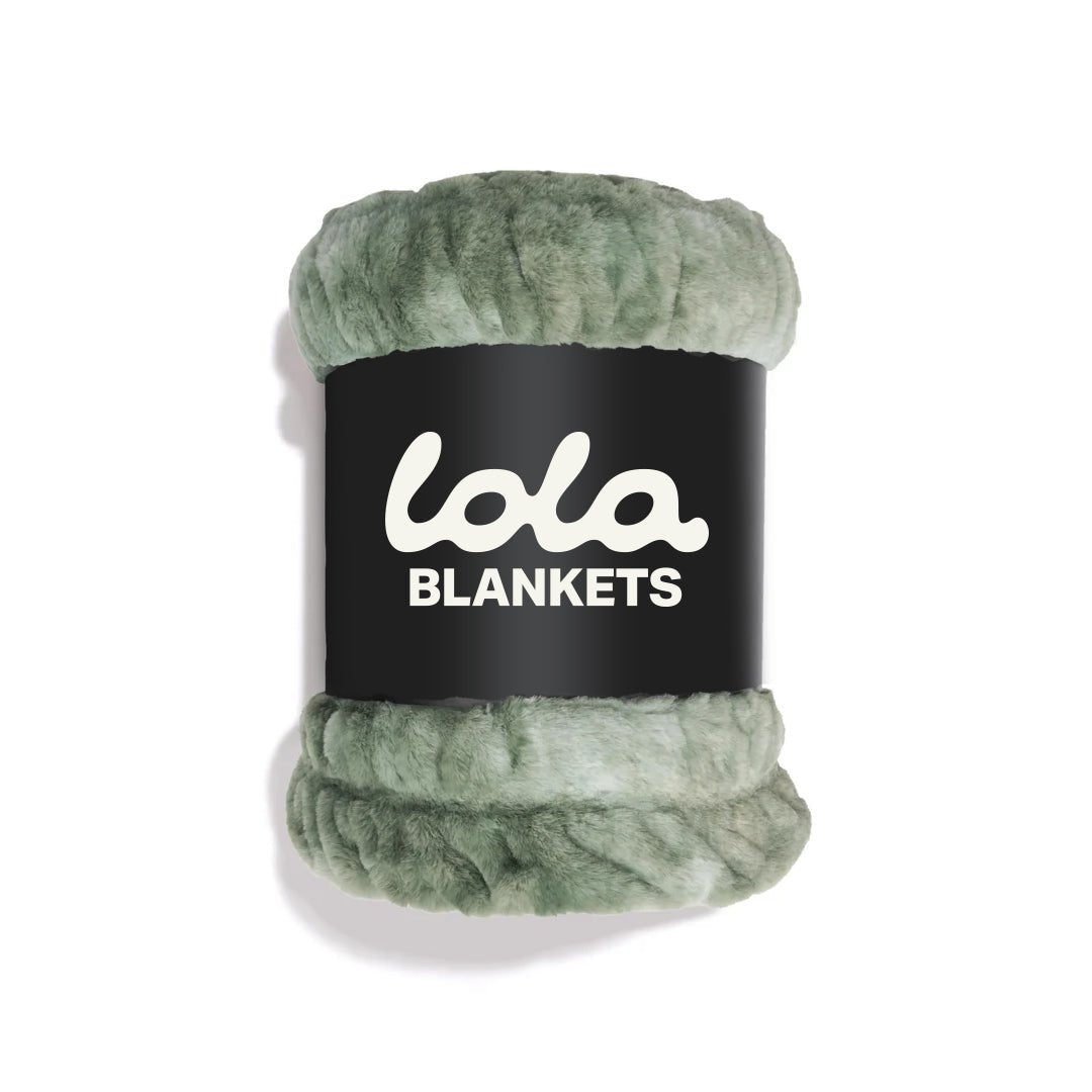 Lily Pad Faux Fur Throw Blanket - From Where Finds - 