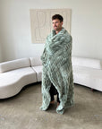 Lily Pad Faux Fur Throw Blanket - From Where Finds - 