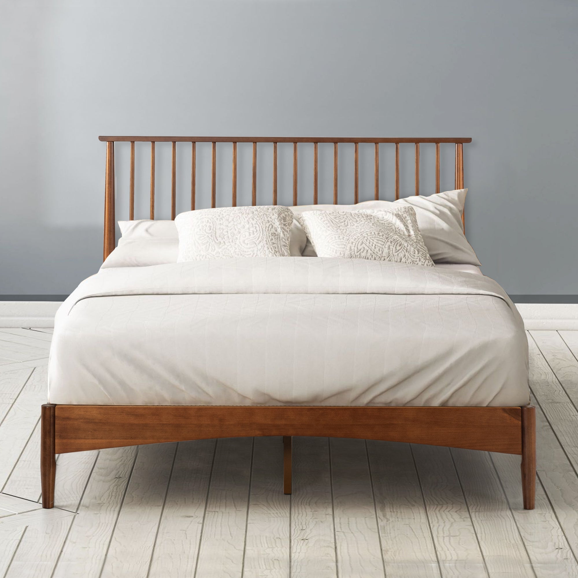 Linda Wood Platform Bed Frame - From Where Finds - 