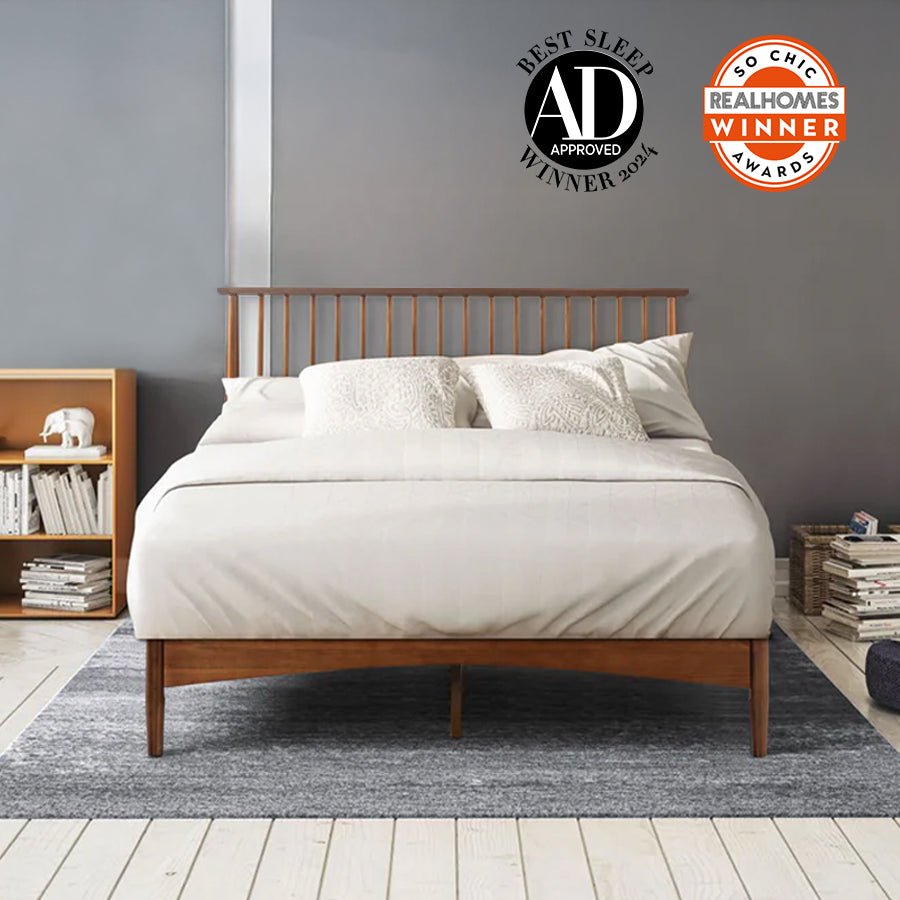 Linda Wood Platform Bed Frame - From Where Finds - 
