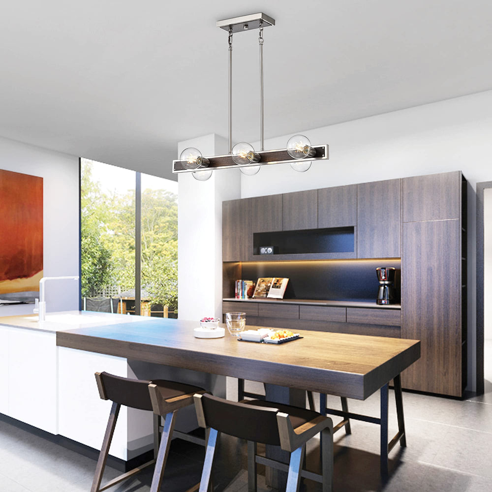 Linear Kitchen Island Pendant Chandelier - From Where - 