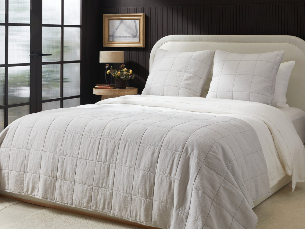 Linen Sheet Set - White K/CK