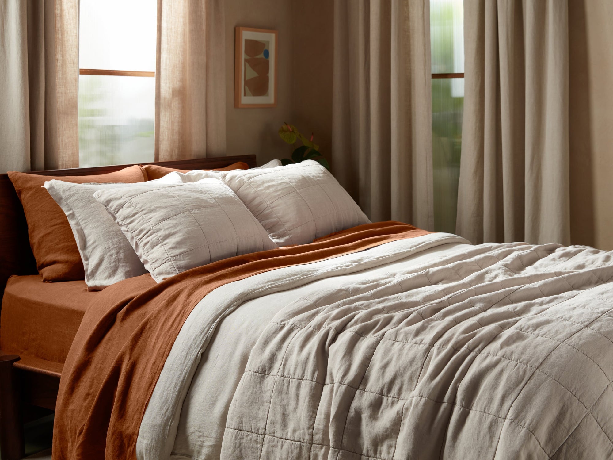 Linen Box Quilt - From Where - 