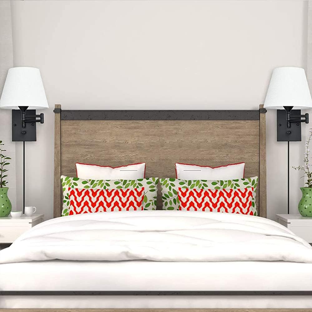 Linen Fabric Adjustable Wall Lamp - From Where - 