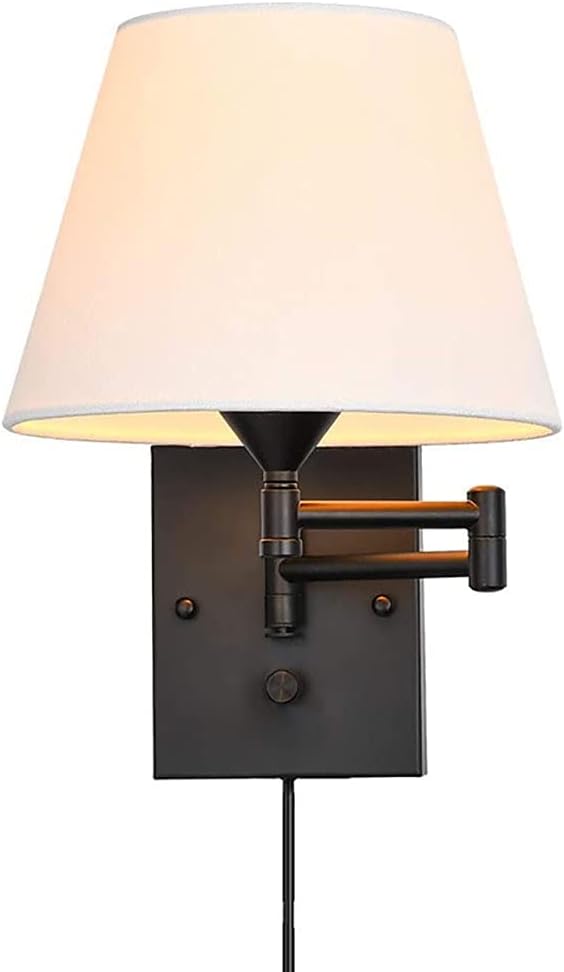 Linen Fabric Adjustable Wall Lamp - From Where - 