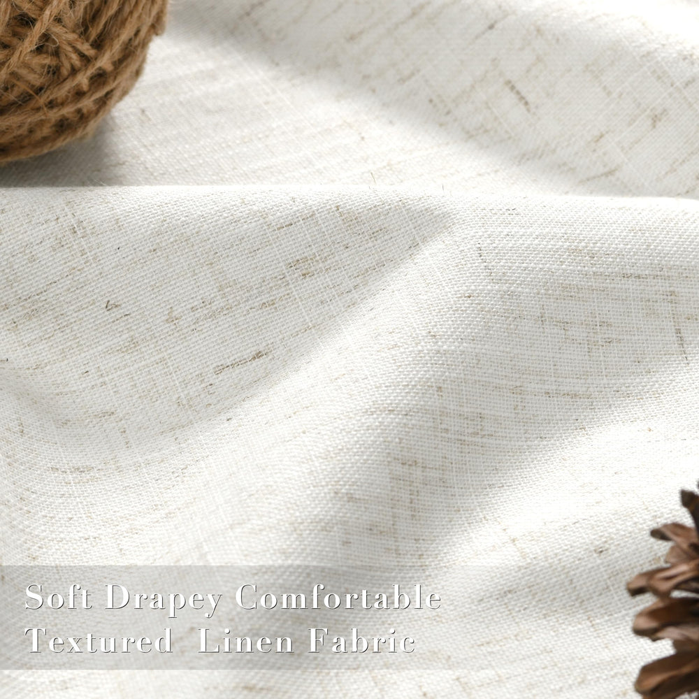 Linen Rod Pocket Blackout Curtains - From Where - 