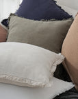 Linen Tassel Pillow Covers (Set of 2) - From Where Finds - 