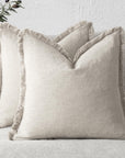 Linen Tassel Pillow Covers (Set of 2) - From Where Finds - 