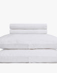 Linen Sheet Set - White K/CK