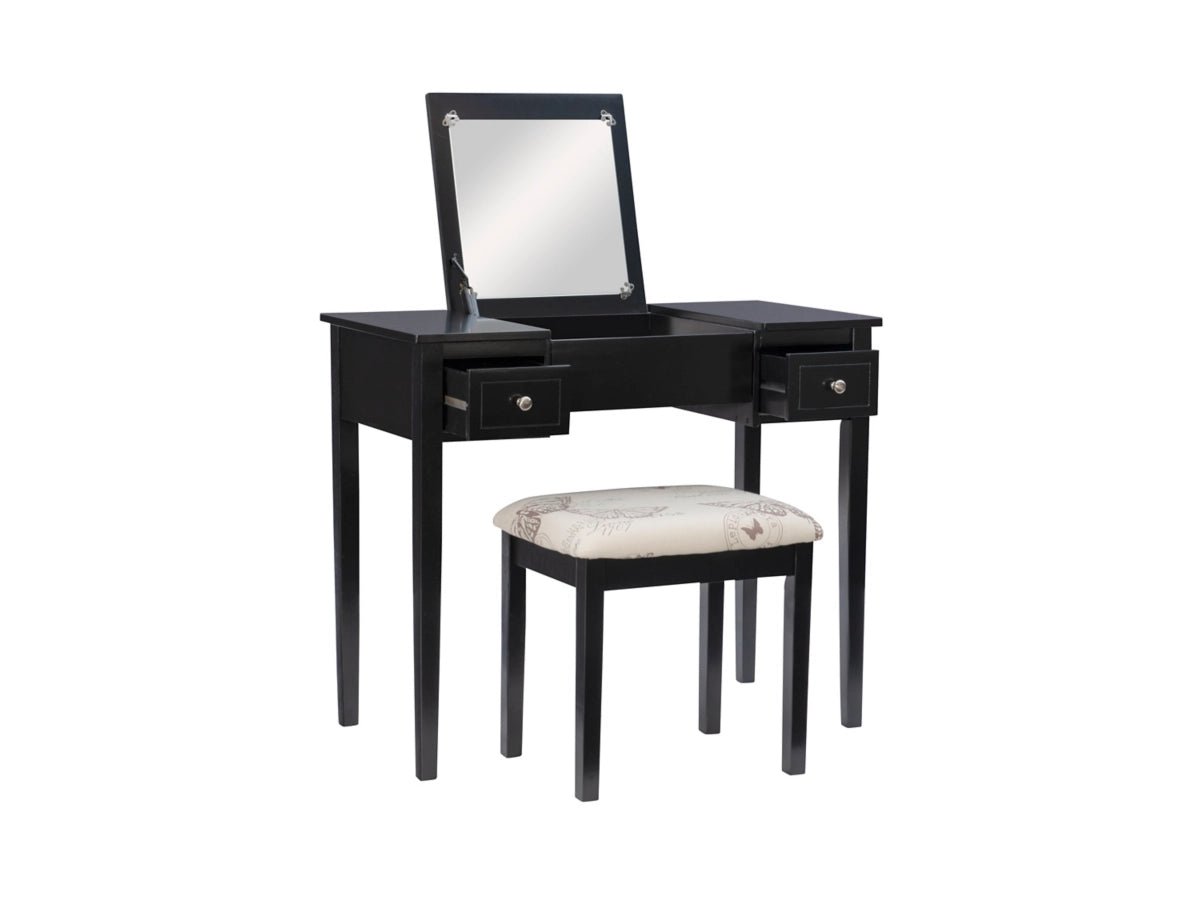 Linon Kensley Butterfly Vanity Set - From Where - 