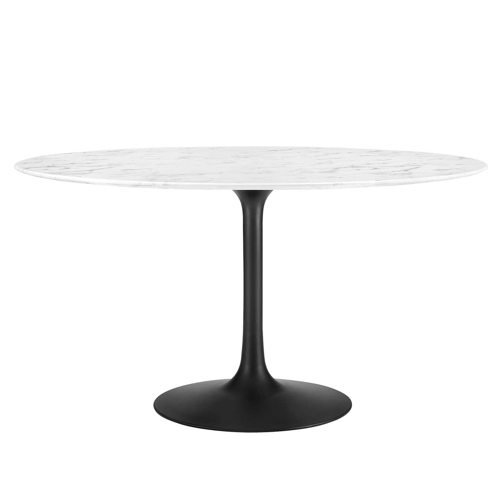 Lippa 54&quot; Round Marble Dining Table - From Where - 