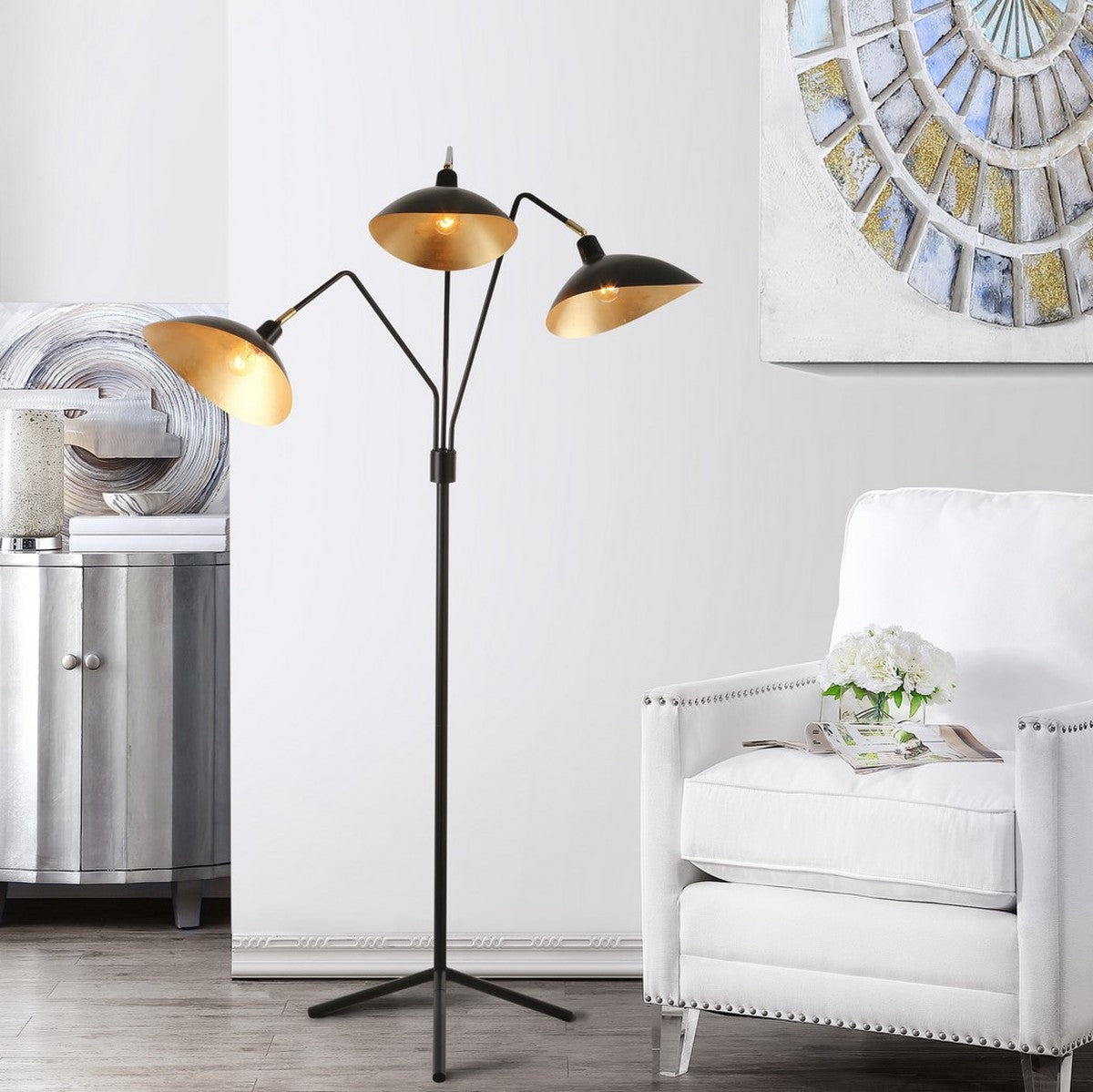 IRIS 69.5 INCH H FLOOR LAMP- LIT4361B