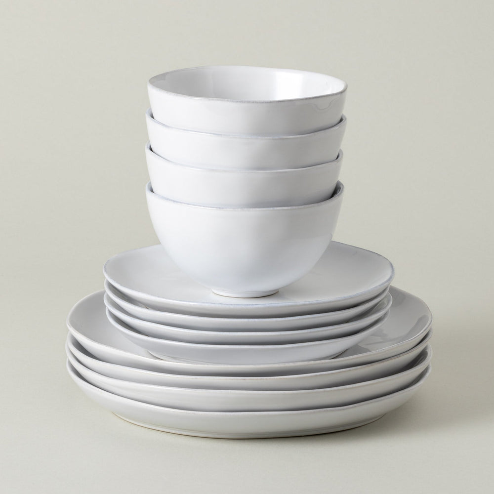 Livia 12 - Piece Dinnerware with Cereal Bowl - From Where Finds - 