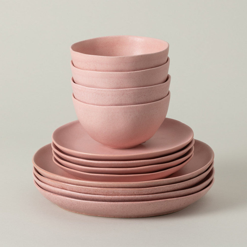 Livia 12 - Piece Dinnerware with Cereal Bowl - From Where Finds - 