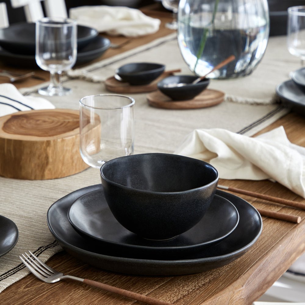Livia 12 - Piece Dinnerware with Cereal Bowl - From Where Finds - 