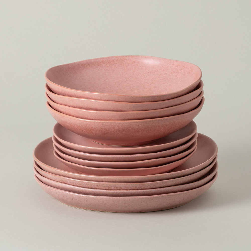 Livia 12 - Piece Dinnerware with Pasta Bowl - From Where Finds - 