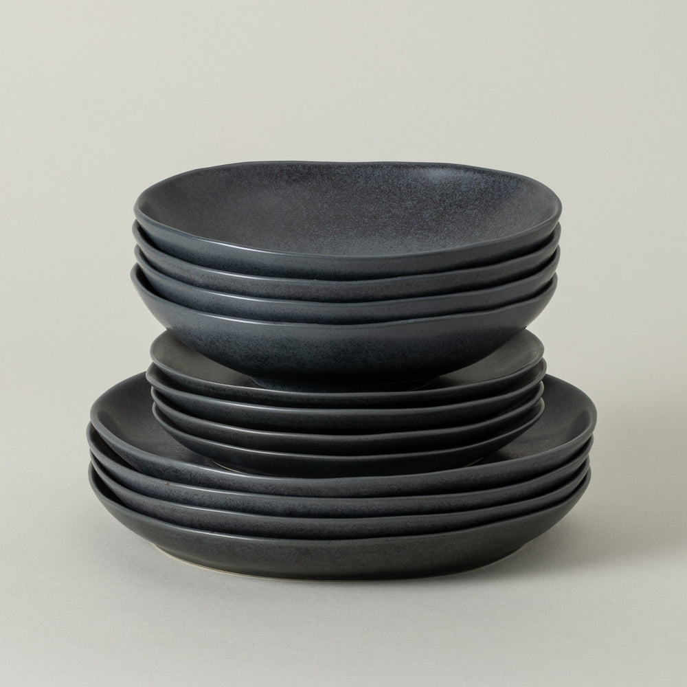 Livia 12 - Piece Dinnerware with Pasta Bowl - From Where Finds - 