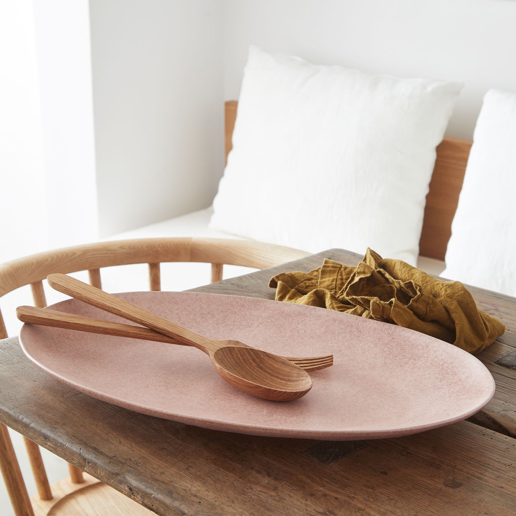 Livia 18" Oval Platter - From Where Finds - 
