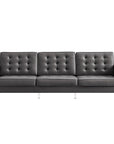 Loft Tufted Vegan Leather Sofa - From Where Finds - 