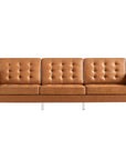 Loft Tufted Vegan Leather Sofa - From Where Finds - 